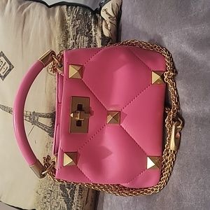 Valentino Garavani Roman Stud Bag in Pink